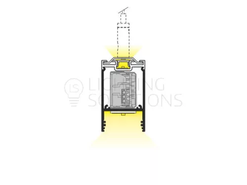 TOPMET LED-profil COMBO30-01 ACDE-9 2000 mm eloxált fekete
