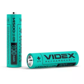   Lithium-ion battery VIDEX 14500 800mAh without protection bulk/1pc