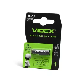 Alkaline battery VIDEX Ŕ27 1pc BLISTER CARD