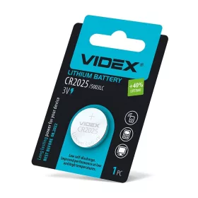 Lithium battery VIDEX CR2025 1pc BLISTER CARD