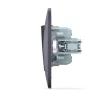 Bell button black graphite VIDEX BINERA