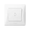 Bell button white VIDEX BINERA