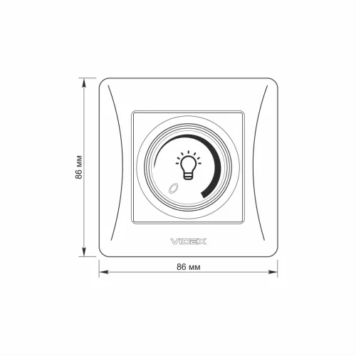 Dimmer LED 200W white VIDEX BINERA