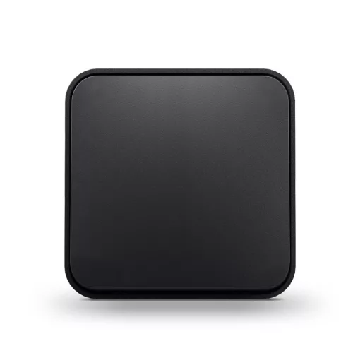 Surface-mounted switch 1 gang 1 way IP20 mate black VIDEX BINERA