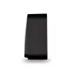 Surface-mounted switch 1 gang 1 way IP20 mate black VIDEX BINERA