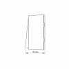 Surface-mounted switch 1 gang 1 way IP20 mate black VIDEX BINERA