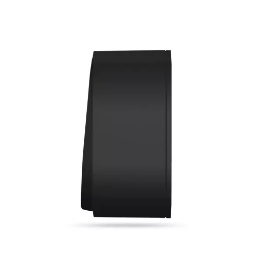 Surface-mounted switch 1 gang pass IP20 mate black VIDEX BINERA