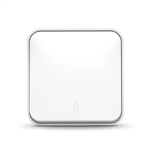 Surface-mounted switch 1 gang pass IP20 white VIDEX BINERA