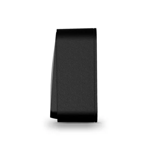 Surface-mounted switch 2 gang 1 way IP20 mate black VIDEX BINERA