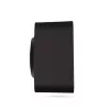 Surface-mounted single Schuko socket IP20 mate black VIDEX BINERA