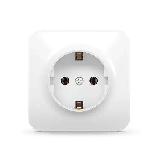 Surface-mounted single Schuko socket IP20 white VIDEX BINERA