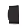 Surface-mounted double Schuko socket IP20 mate black VIDEX BINERA