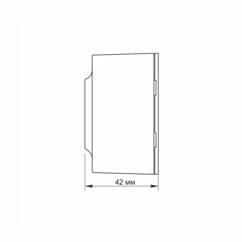 Surface-mounted double Schuko socket IP20 mate black VIDEX BINERA
