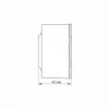 Surface-mounted double Schuko socket IP20 white VIDEX BINERA
