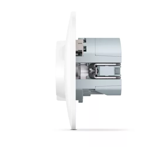 Single schuko socket with USB-A+USB-C white VIDEX BINERA