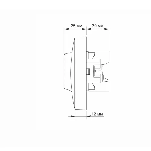 Double schuko socket black graphite VIDEX BINERA