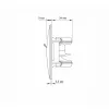 CAT6+CAT6 socket computer double black graphite VIDEX BINERA