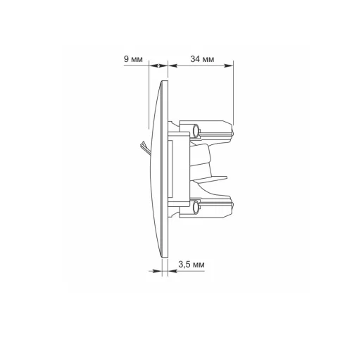 CAT6+CAT6 socket computer double white VIDEX BINERA