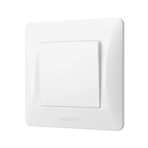 Switch 1 gang white VIDEX BINERA