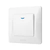 Switch 1 gang with LED backlight white VIDEX BINERA