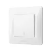Switch 1 gang pass white VIDEX BINERA