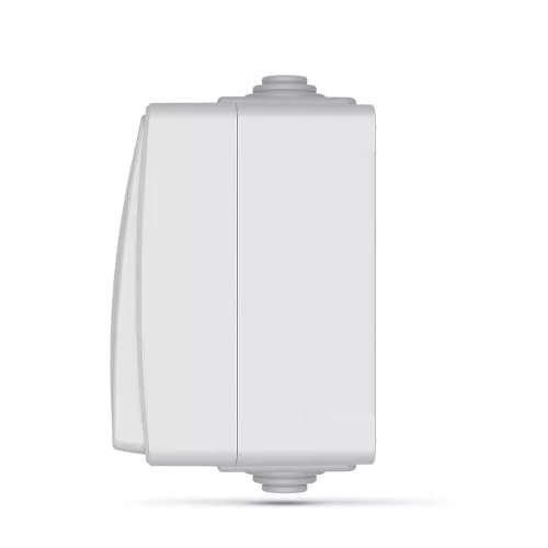 External switch 1 gang IP65 gray VIDEX BINERA