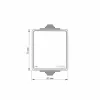 External switch 1 gang IP65 gray VIDEX BINERA