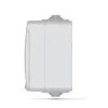 External double Schuko socket IP65 gray VIDEX BINERA