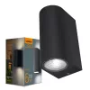 Facade double-sided luminaire VIDEX-6W-PELLE-BLACK