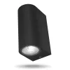 Facade double-sided luminaire VIDEX-6W-PELLE-BLACK