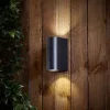 Facade double-sided luminaire VIDEX-6W-PELLE-BLACK