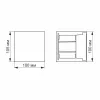 Facade double-sided luminaire VIDEX-6W-ERIC-WHITE