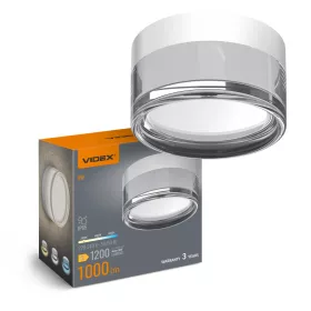   WALL-AND-CEILING-MOUNTED LED LIGHT FITTING VIDEX BHD01 9W 2800-4000-6000K WHITE