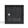 WALL-AND-CEILING-MOUNTED LED LIGHT FITTING VIDEX BHD02 9W 2400-3200-4300K BLACK