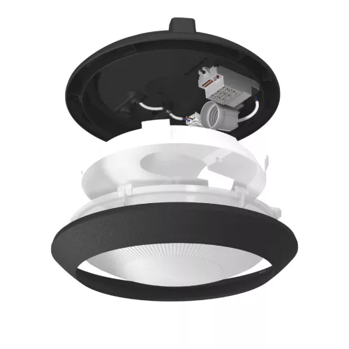 Ceiling-mounted Light Fixture with microwave motion sensor VIDEX VL-BHR-E2726SB