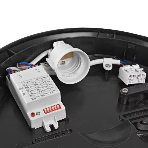 Ceiling-mounted Light Fixture with microwave motion sensor VIDEX VL-BHR-E2726SB
