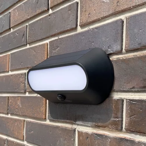 LED Solar Wall Light with motion sensor VIDEX VL-BHSO-001-S 500Lm 5000K
