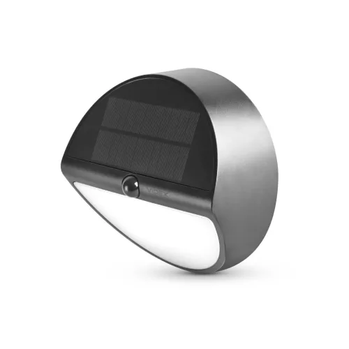 LED Solar Wall Light with motion sensor VIDEX VL-BHSO-002-S 500Lm 5000K