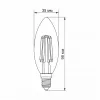 LED Bulb VIDEX Filament C37F 6W E14 4100K