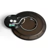 LED Ceiling Light with decorative backlight VIDEX DL5R 22W 3000K-4000K-5000K 230V Black