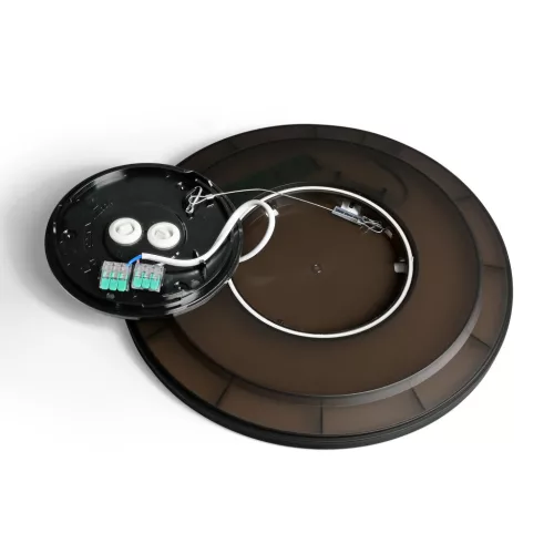 LED Ceiling Light with decorative backlight VIDEX DL5R 22W 3000K-4000K-5000K 230V Black