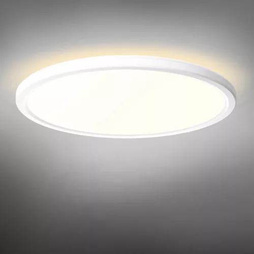 LED Ceiling Light with decorative backlight VIDEX DL5R 22W 3000K-4000K-5000K 230V White