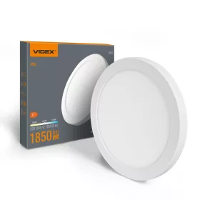   LED Ceiling Light VIDEX DL6R 18W 3000K-4000K-65000K 230V White