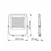 LED Floodlight VIDEX-FLOOD-LED-DAVIS-50W-NW