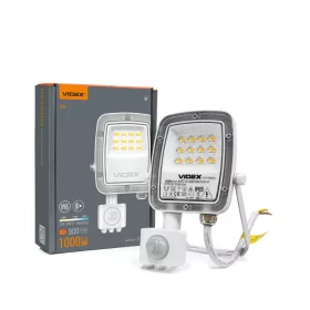   LED Floodlight with motion sensor VIDEX-FLOOD-LED-F5-PIR-10W-CCT