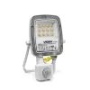 LED Floodlight with motion sensor VIDEX-FLOOD-LED-F5-PIR-10W-CCT