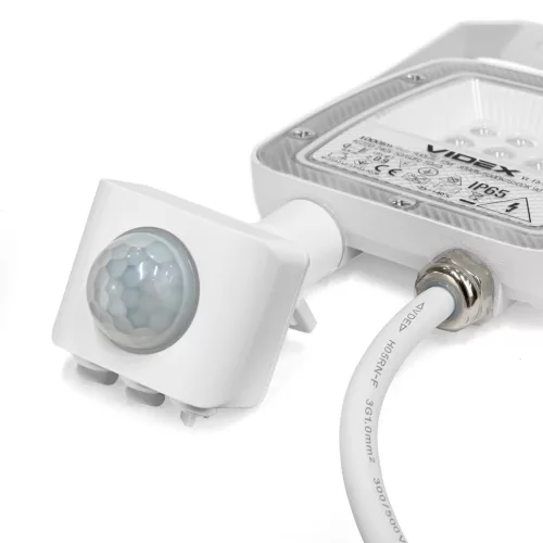 LED Floodlight with motion sensor VIDEX-FLOOD-LED-F5-PIR-10W-CCT
