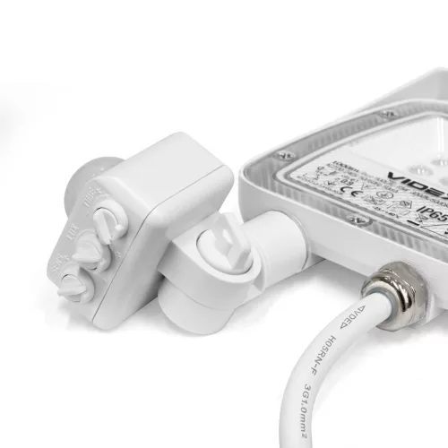 LED Floodlight with motion sensor VIDEX-FLOOD-LED-F5-PIR-10W-CCT