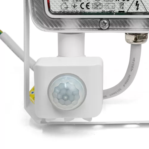 LED Floodlight with motion sensor VIDEX-FLOOD-LED-F5-PIR-20W-CCT
