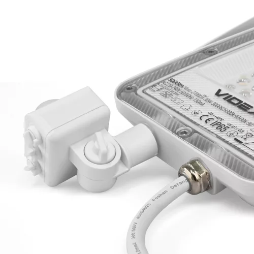 LED Floodlight with motion sensor VIDEX-FLOOD-LED-F5-PIR-30W-CCT